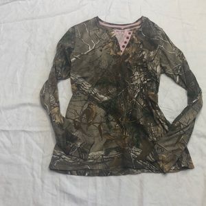 Real tree long sleeve shirt